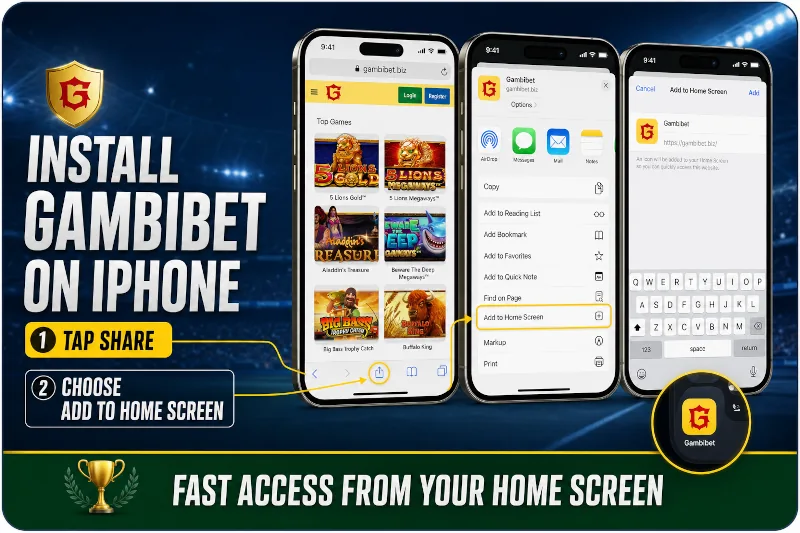 Install iOS Gambibet App